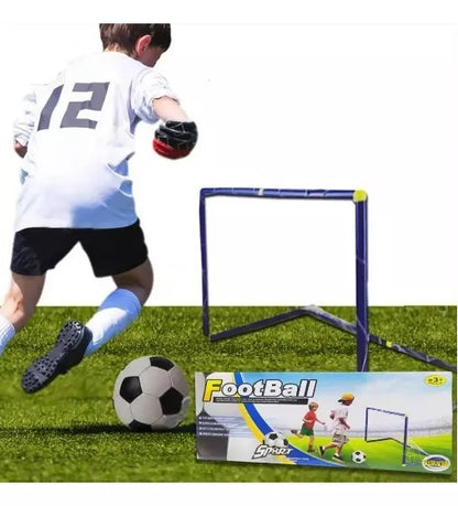 Porteria De Futbol Con Balon Infantil Juguete Y Bomba.