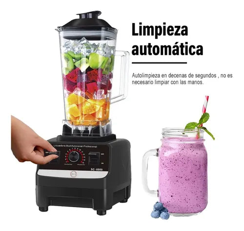 Licuadora Profesional Uso Rudo 1350w 2l Procesador Alimentos