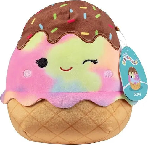 Peluche Squishmallows Multicolor Forma De Helado Suave 40cm