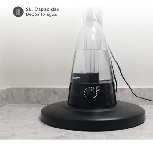 Ventilador Pedestal Brisa Abanico Pie Humificador Agua 16in