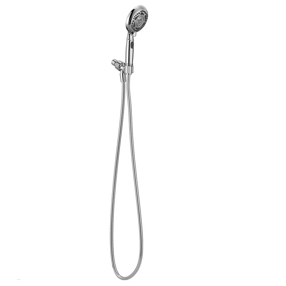 Cabezal Ducha Regadera Para Baño Plateada circular