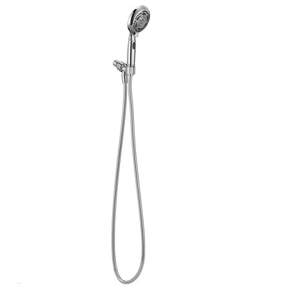 Cabezal Ducha Regadera Para Baño Plateada circular