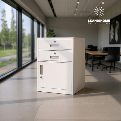 Mueble Archivador de metal escritorio con cerradura gabinete pequeño